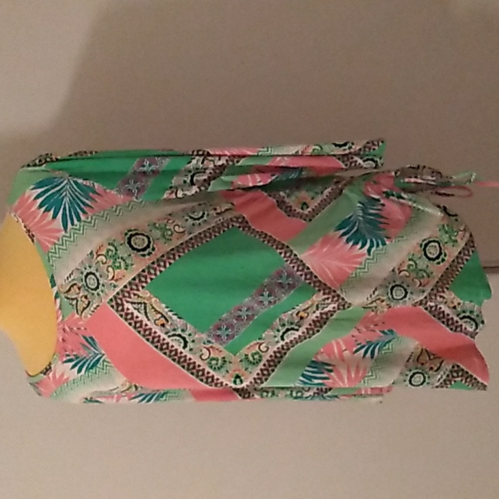Ruby Rd. Green Multi Color Top Large - Picture 3 of 7
